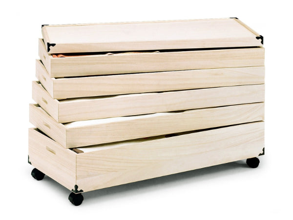 衣装ケース 総桐 衣裳箱 キャスター付 5段 日本製 幅91cm -6