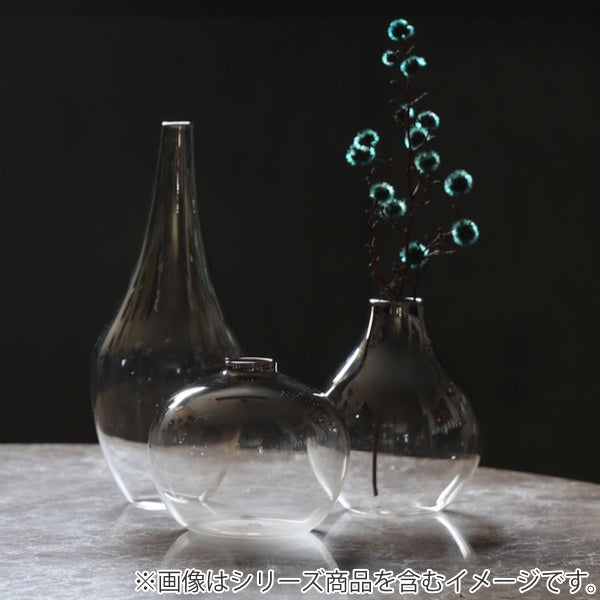 花瓶 一輪挿し フラワーベース ガラス シリル ボール -6