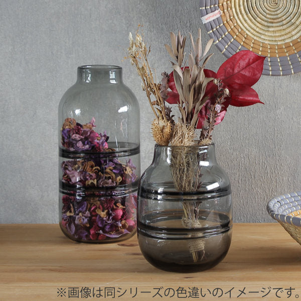 花瓶 フラワーベース ガラス ボルシア ラージ