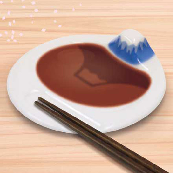 醤油皿 10cm 富士山 皿 食器 和食器 磁器