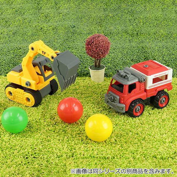 トラック おもちゃ 組立 DIYトラック ドライバー付