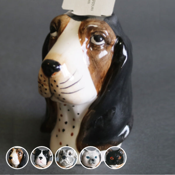 花瓶 一輪挿し フラワーベース 犬 猫 タグ付 – ハウジー