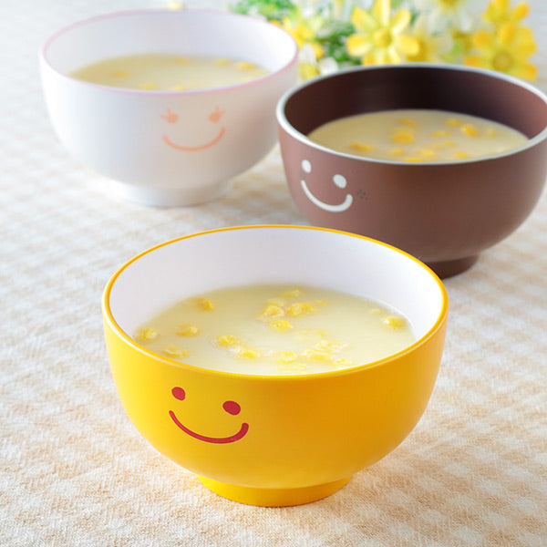 お椀 250ml OMU SMILE 皿 子供用食器 プラスチック 日本製