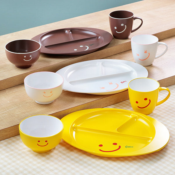 お椀 250ml OMU SMILE 皿 子供用食器 プラスチック 日本製