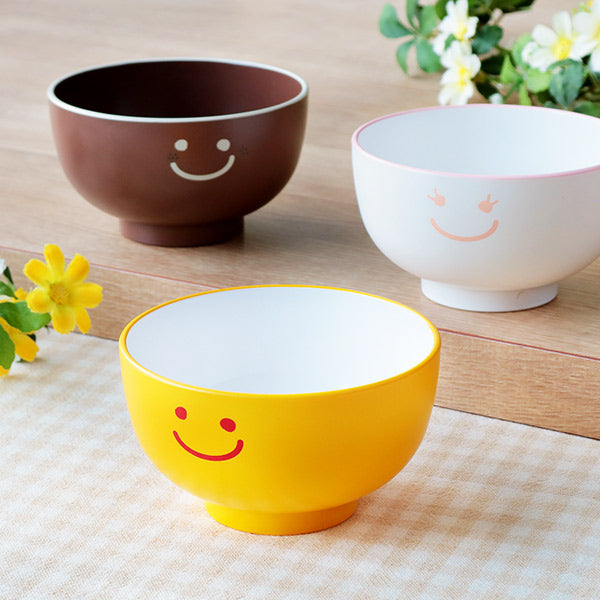 お椀 250ml OMU SMILE 皿 子供用食器 プラスチック 日本製