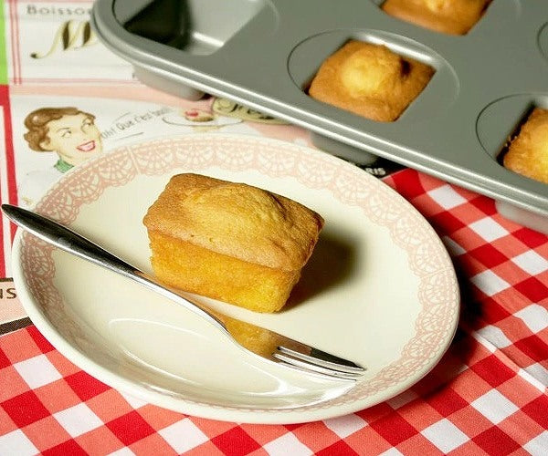 パウンドケーキ型 ミニ 6P 27cm スチール フッ素樹脂加工 富士ホーロー