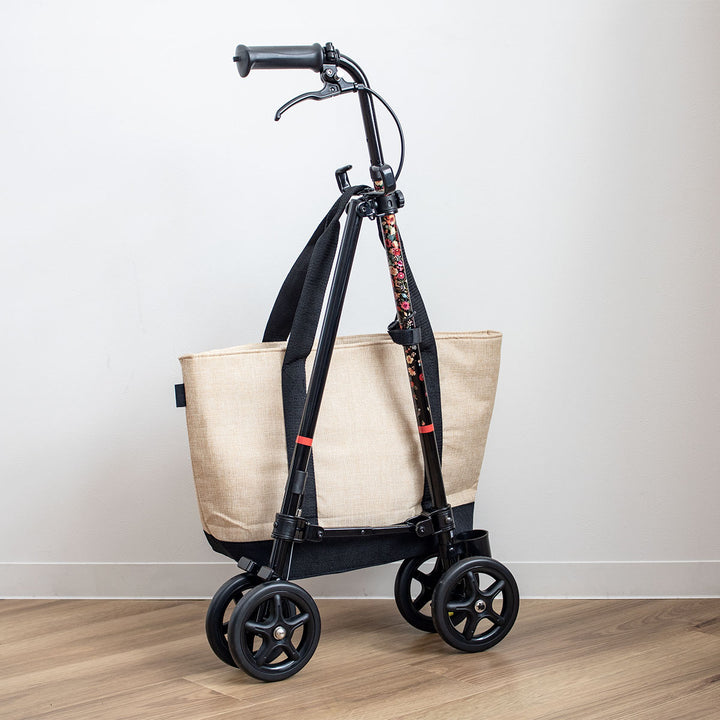 杖 ブーケ 車輪付き 高さ調節 ハンドレールステッキ 介護 歩行補助 自立式 -9