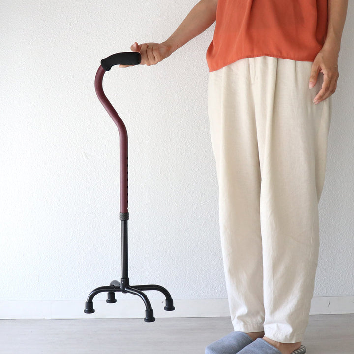 杖 4点杖 S 自立式 ステッキ 多脚杖 高さ調節 軽量 -15