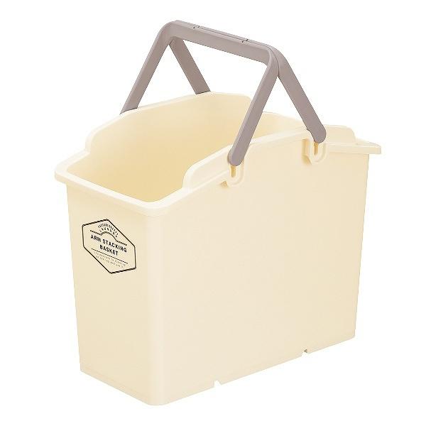ランドリーバスケット アームスタッキングバスケット スタッキングバスケット 洗濯かご スタッキング
