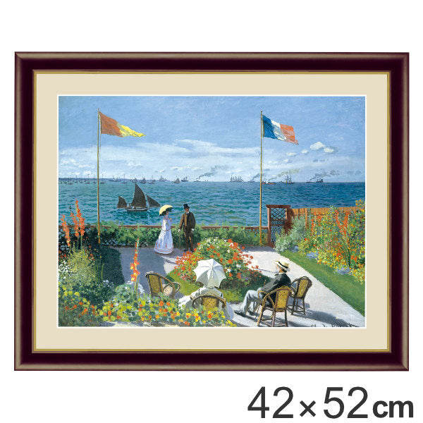 モネ ステンドグラス サン＝タドレスの海岸 1867 グラスマスターズ社