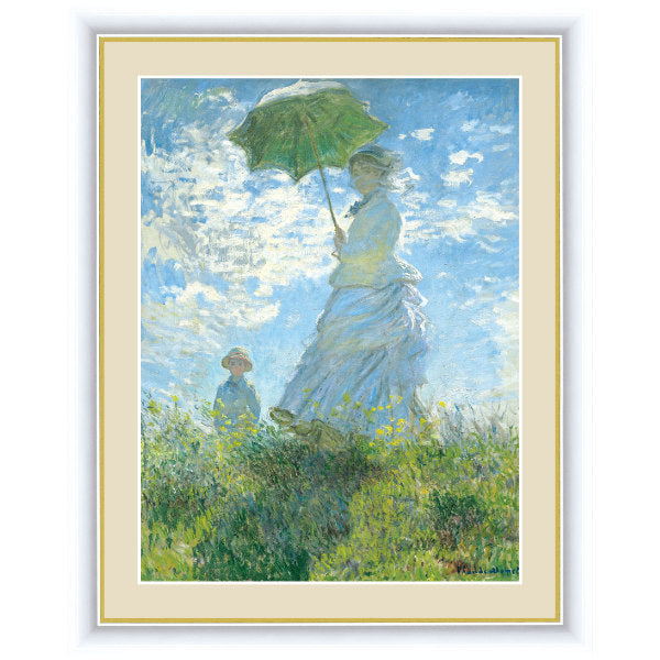絵画 モネ『日傘をさす女』 mone-1 K0228F