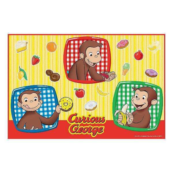 レジャーシート おさるのジョージ 一人用 60×90cm キャラクター 子供