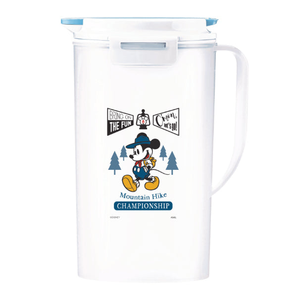 ピッチャー 冷水筒 2L ミッキーマウス 耐熱 ワンプッシュ 麦茶ポット