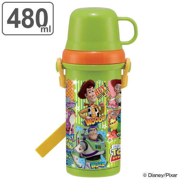 水筒 2way 直飲みコップ プラスチック トイ・ストーリー 480ml 子供