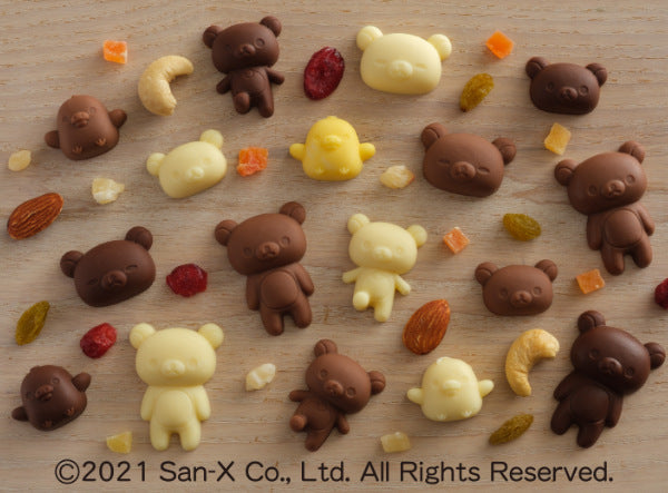 チョコレート型 リラックマ シリコン チョコ型 貝印 キャラクター