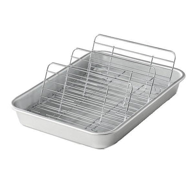 バット 深型 日本製 揚げ物名人 Mサイズ 32×23cm 立てるアミ付き