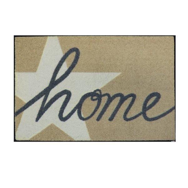玄関マット 50×75cm 厚さ 6mm 屋内兼用 wash＋dry Home Star
