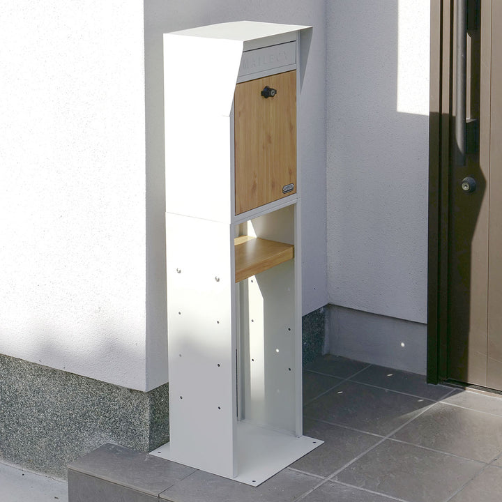 ポストスタンドポスト木目GALVA