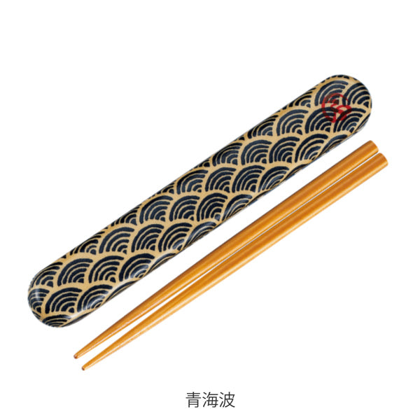 箸箱セット 18cm 箸 布貼 和布