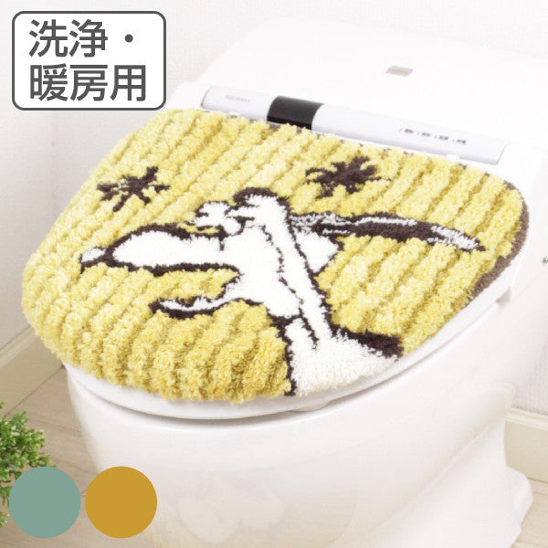 蓋カバー 洗浄暖房用 レトロスヌーピー トイレふたカバー スヌーピー トイレ かわいい