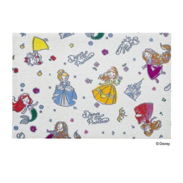 玄関マット 50×75cm 厚さ 6mm 屋内兼用 ディズニー プリンセス