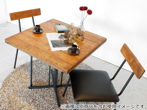 鋳鉄製ダイニングテーブル脚、アンティークスタイルのカフェテーブル高さ72cm カフェテーブル 幅72cm 木製 天然木 スチール脚 ダイニング テーブル