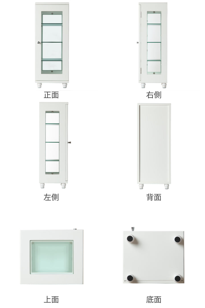ミニコレクションラック ショーケース スリムタイプ 幅20cm -3