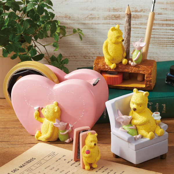 テープディスペンサー くまのプーさん Classic Pooh ディズニー Disney テープカッター 文具 収納 卓上 オフィス – ハウジー