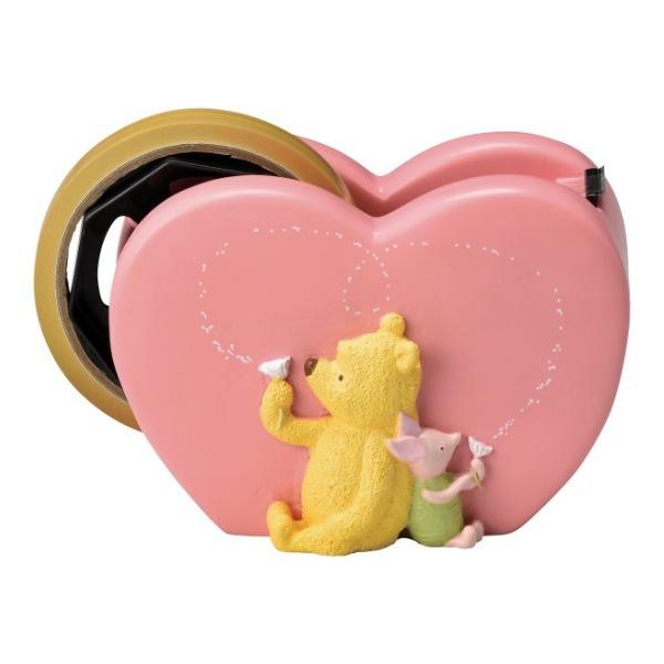 テープディスペンサー くまのプーさん Classic Pooh ディズニー Disney テープカッター 文具 収納 卓上 オフィス