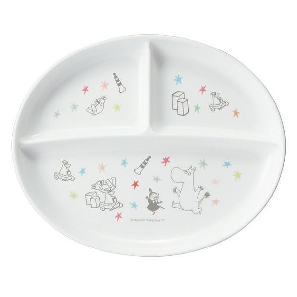 ランチプレート 25cm 抗菌 食洗機対応 ムーミン プラスチック 子供用食器 日本製 キャラクター