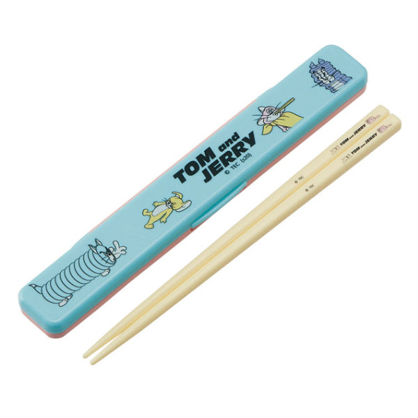 箸箱セット 抗菌 18cm 音の鳴らない 箸 箸箱 トム＆ジェリー ファニーアート