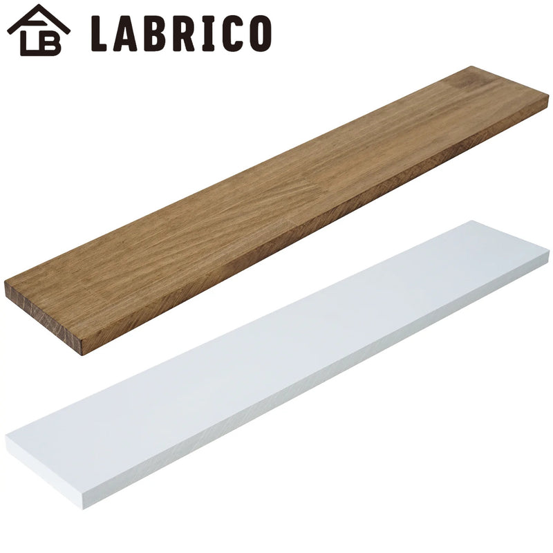 棚板 LABRICO ラブリコ パイン集成材 白 茶 幅60×奥行10×高さ1.5cm -2