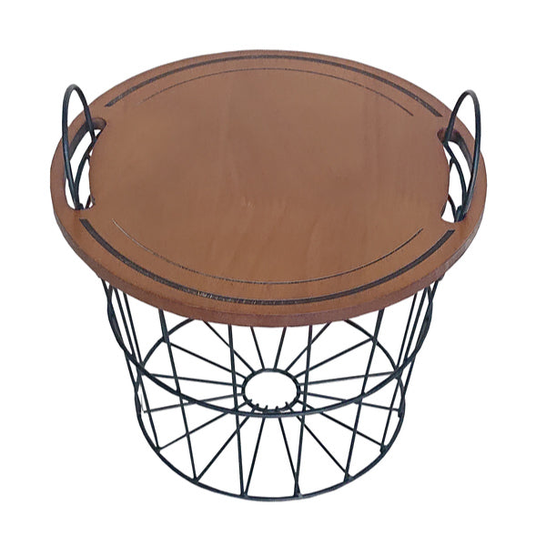 バスケット 直径22×高さ21cm ラウンド カゴ