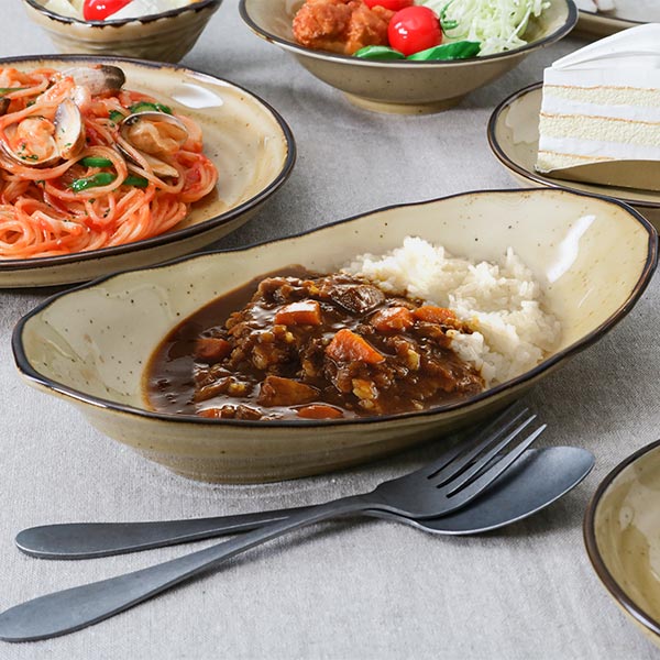 カレー＆パスタ皿 26cm BROWNIE 皿 食器 洋食器 磁器 日本製