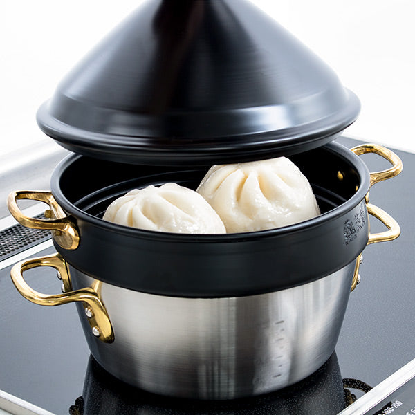 値下げです。特大　アルミ製 蒸し器 直径約55cm 値下げです。特大 アルミ製 蒸し器 直径約55cm