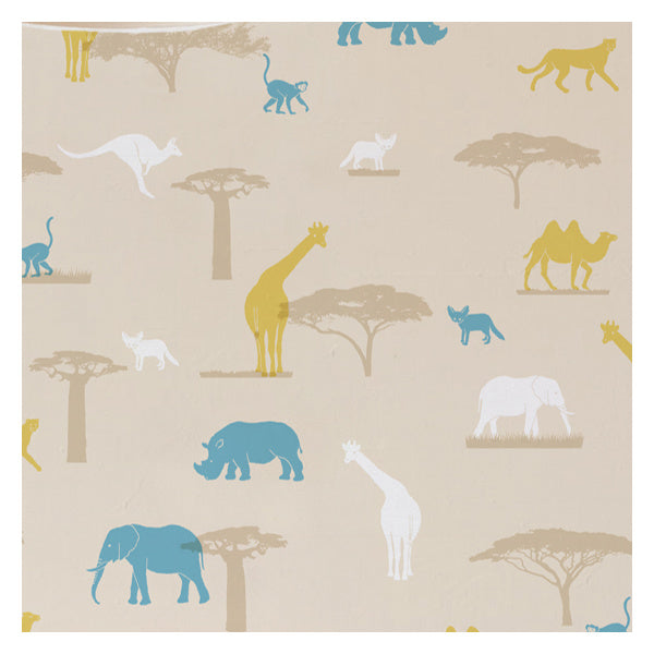 壁紙 はがせる シール 動物 45×250cm ウォールシート リメイクシート