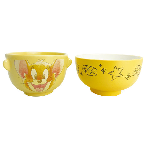 汁椀茶碗セット ミニ トムとジェリー 磁器 プラスチック 子供用食器 汁椀 茶碗 日本製 キャラクター