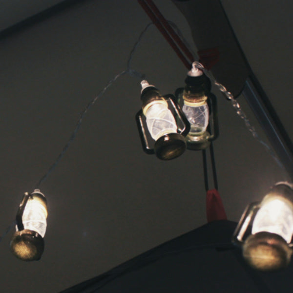 アウトドア ライト 20球 LED ガーランド 長さ3.5m ストリングライト ランタン型