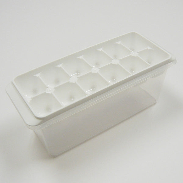 製氷皿 delijoy ゆきポン キューブ氷 ストック用BOX付き アイストレー