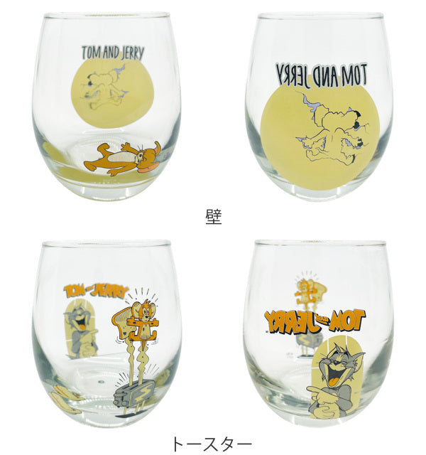 グラス 330ml 3Ｄグラス トムとジェリー ガラス コップ 日本製