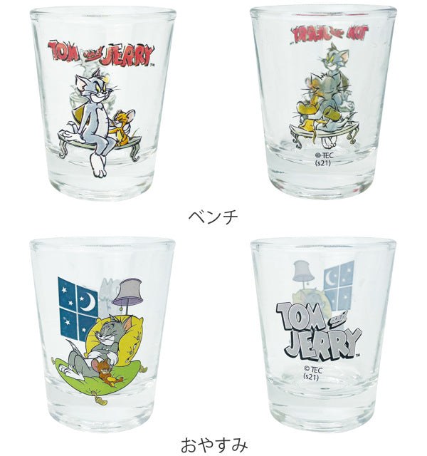 グラス 50ml ミニグラス トムとジェリー ガラス コップ 日本製
