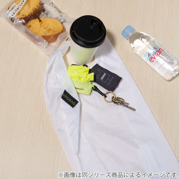 エコバッグSサイズコンビニ専用折りたたみ洗濯可フック付きHUNGBAG