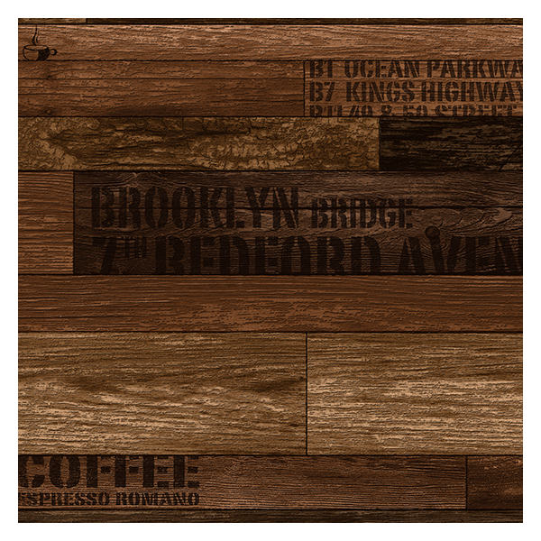 壁紙 はがせる シール スタンプウッド 45×250cm ウォールシート リメイクシート