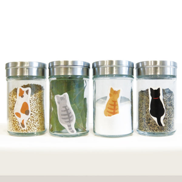 乾燥剤 調味料用 4個セット サラリカ 調味料用シリカゲル乾燥剤 ネコ 猫 -4