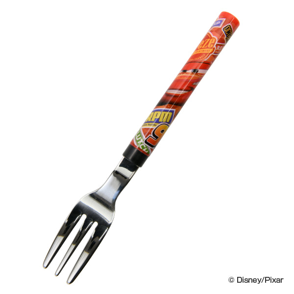 フォーク 13cm カーズ 子供用 ステンレス プラスチック 日本製