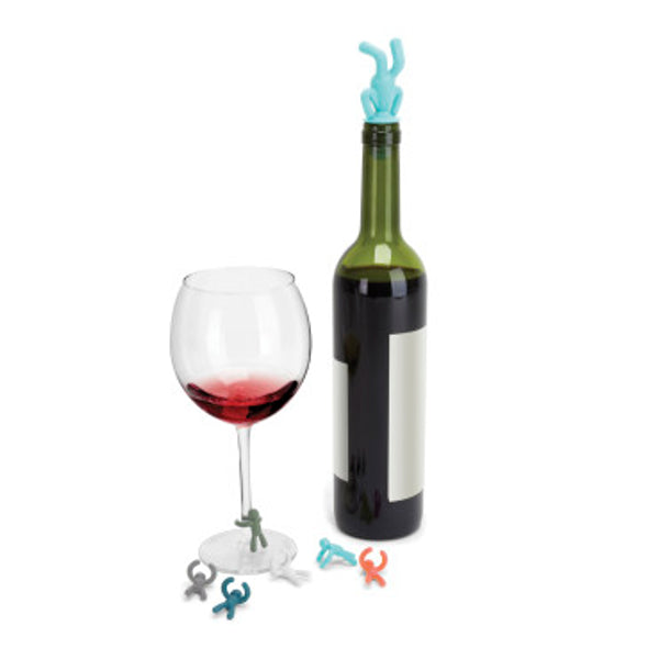 umbraボトルストッパーワインチャーム＆ストッパーセットバディ