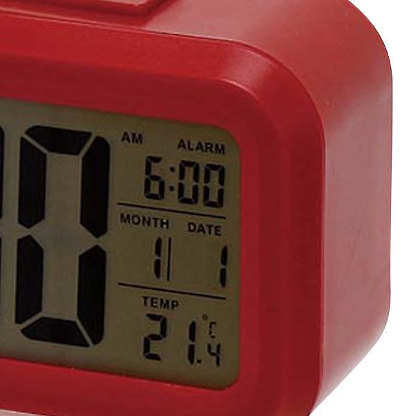 目覚まし時計 デジタル シンプル ライト付き 時計 置き時計