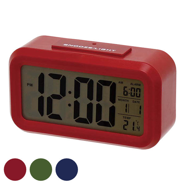 目覚まし時計 デジタル シンプル ライト付き 時計 置き時計