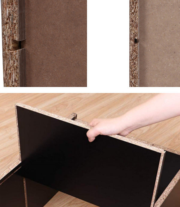 本棚 組立簡単 カラーボックス 2段 棚板固定 約幅42cm