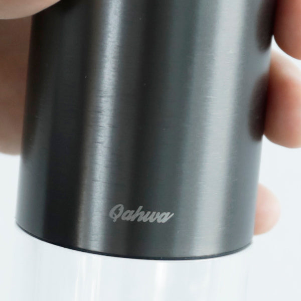 コーヒーミル Qahua カフア コンパクト ステンレス セラミック刃 -8